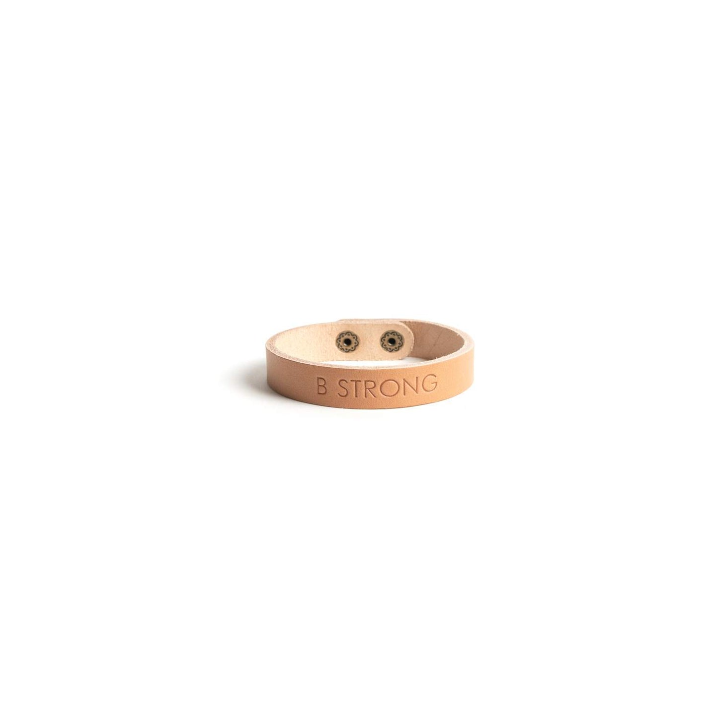The B Strong Leather Braclet